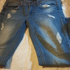 Dollhouse Distressed Blue Women's Jeans